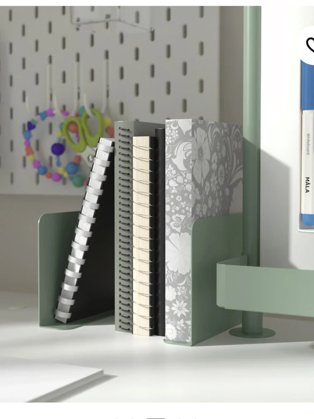 NEW 2 IKEA sets of book ends Relatera green